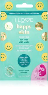 I Love Happy Skin maschera all'argilla con olio della pianta del the 10 ml