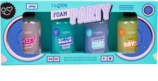I Love Foam Party lahjasetti suihkuun