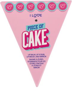 I Love Piece of Cake Presentförpackning för läppar