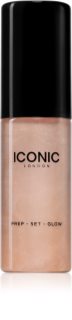 ICONIC London Prep Set Glow Gesichtsspray mit feuchtigkeitsspendender Wirkung mini 30 ml