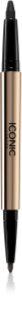 ICONIC London Smokey Eye Duo Kajal μολύβι ματιών διπλής όψης απόχρωση Midnight Black 0.85 γρ