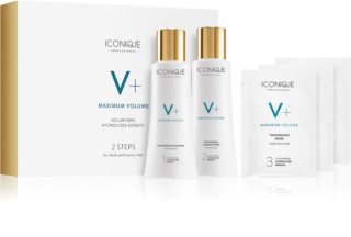ICONIQUE Professional V+ Maximum volume 2 steps for thick and bouncy hair darčeková sada (pre objem vlasov)
