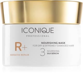 ICONIQUE Professional R+ Keratin repair Nourishing mask masca regeneratoare pentru păr uscat și deteriorat