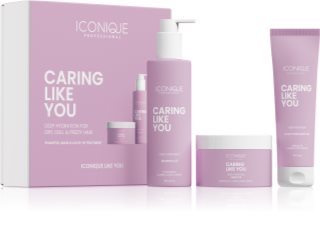 ICONIQUE Professional CARING LIKE YOU Deep Hydration Set Σετ για ξηρά και κατεστραμμένα μαλλιά