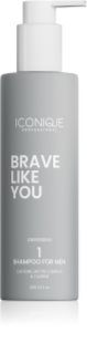 ICONIQUE Professional BRAVE LIKE YOU Energising Shampoo Energiat andev šampoon meestele 250 ml
