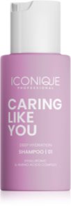 ICONIQUE Professional CARING LIKE YOU Deep Hydration shampoo idratante per capelli rovinati e secchi