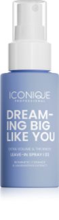 ICONIQUE Professional DREAMING BIG LIKE YOU Volume & Thickness bezoplachový sprej pro zvětšení objemu