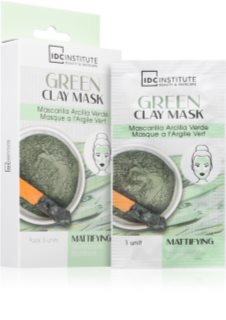 IDC Institute Green Clay Mask matirajuća maska za čišćenje sa shea maslacem 3x8 g