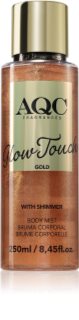 IDC Institute Glow Touch Gold hidratante corporal com glitter 250 ml