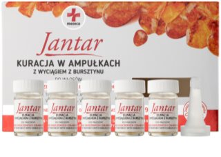 Ideepharm Medica Jantar erneuernde Kur für beschädigtes und brüchiges Haar 5 x 5 ml