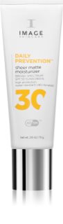 IMAGE Skincare Daily Prevention Sheer Matte Moisturizer tónovací ochranný krém pro vyhlazení a zmatnění pleti SPF 30 73 g