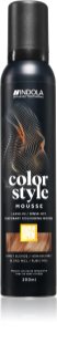 Indola Color Style Mousse αφρός με χρώμα για τα μαλλιά απόχρωση Honey Blonde 200 ml