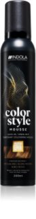 Indola Color Style Mousse αφρός με χρώμα για τα μαλλιά απόχρωση Medium Blonde 200 ml