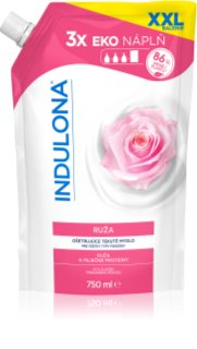 Indulona Ruža tekuté mydlo na ruky náhradná náplň 750 ml