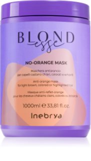 Inebrya BLONDesse No-Orange Mask Maske für die Haare neutralisiert die Messinguntertöne