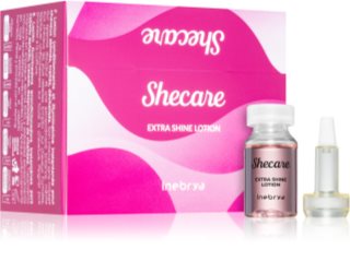 Inebrya Shecare Extra Shine Lotion intensywna kuracja do włosów zniszczonych 12x12 ml