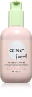 Inebrya Ice Cream Frequent Instant Detangler bezoplachový krém pro snadné rozčesání vlasů 200 ml