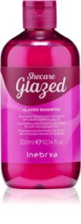 Inebrya Shecare Glazed Shampoo rozjasňujúci šampón na lesk a hebkosť vlasov