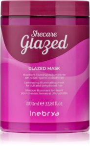 Inebrya Shecare Glazed Mask Återfuktande mask för glansigt och mjukt hår 1000 ml