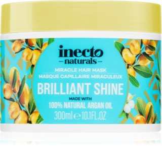 Inecto Argan θρεπτική μάσκα Για λάμψη και απαλότητα μαλλιών 300 ml