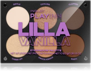 Inglot PlayInn Eyeshadow Palette paleta cieni do powiek odcień Lilla Vanilla 8 g