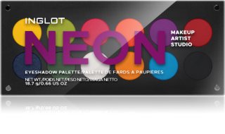 Inglot Makeup Artist Studio Palette palette de fards à paupières teinte NEON 18,7 g