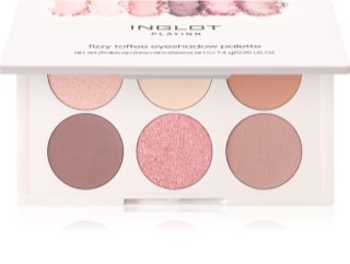 Inglot PlayInn Eyeshadow Palette палитра сенки за очи цвят Fizzy Toffee 7.6 гр.