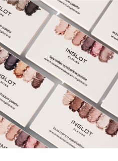 Inglot PlayInn Eyeshadow Palette paleta sjenila za oči nijansa Fizzy Toffee 7.6 g