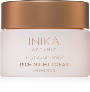 INIKA Organic Phytofuse Renew Rich Night Cream Crema de noapte anti-oxidanta 50 ml