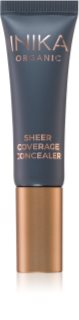 INIKA Organic Sheer Coverage krémový krycí korektor proti kruhom pod očami odtieň Porcelain 10 ml