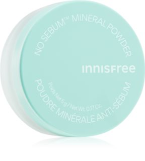 innisfree No Sebum Mineral Powder Läbipaistev tolmpuuder matistava efektiga 5 g