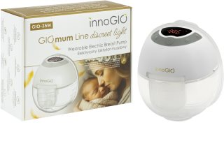 innoGIO GIOmum Line Discreet Light Single krūts piena sūknis 1 gab.