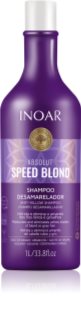 INOAR Absolut Speed Blond šampon pro blond vlasy neutralizující žluté tóny 1000 ml