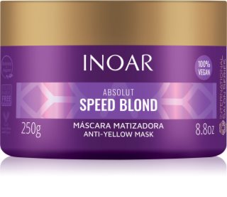 INOAR Absolut Speed Blond nourishing toning mask for blonde hair 250 g