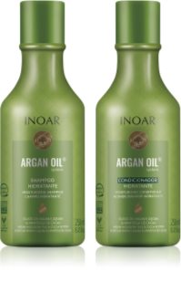 INOAR Argan Oil System set for hydration and shine 2x250 ml