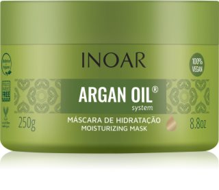 INOAR Argan Oil System maska za hidrataciju i zaglađivanje za kosu 250 g