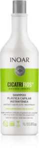 INOAR CicatriFios shampoing régénérant pour cheveux fins et abîmés 1000 ml