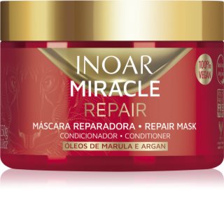 INOAR Miracle Repair masque régénérant pour cheveux secs et abîmés 250 g