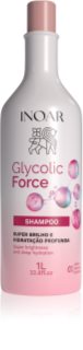 INOAR Glycolic Force Shampoo Schampo för glansigt och mjukt hår 1000 ml