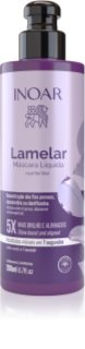 INOAR Lamellar Liquid Mask Djupt närande behandling För hårförstärkning 200 ml