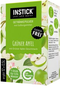 INSTICK Green Apple poudre pour la préparation de boisson