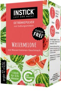 INSTICK Watermelon poudre pour la préparation de boisson saveur Watermelon 12 pcs