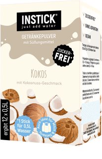 INSTICK Coconut poudre pour la préparation de boisson saveur 12 pcs