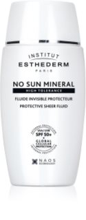 Institut Esthederm No Sun Mineral Fluid bőrvédő folyadék az érzékeny és intoleráns bőrre SPF 50+ 40 ml