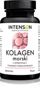 Intenson Kolagen morski + witamina C + kwas hialuronowy tabletki na włosy, skórę i paznokcie