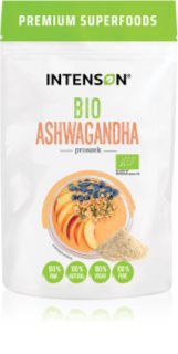 Intenson BIO Ashwagandha proszek na wsparcie zdrowia fizycznego i psychicznego 90 g