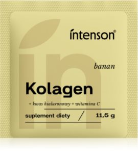 Intenson Kolagen + witamina C + kwas hialuronowy napój kolagenowy instant z kwasem hialuronowym