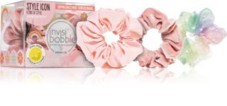 invisibobble Sprunchie Retro Dreamin‘ elastici per capelli Macaron 3 pz