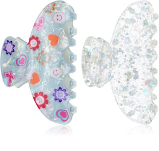 invisibobble Clipstar Cosmic Glow plaukų segtukai M dydis 2 vnt.