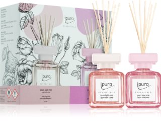 ipuro Essentials Light & Pure Rose подарунковий набір 2x50 мл